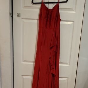 Betsy & Adam Red Maxi Dress